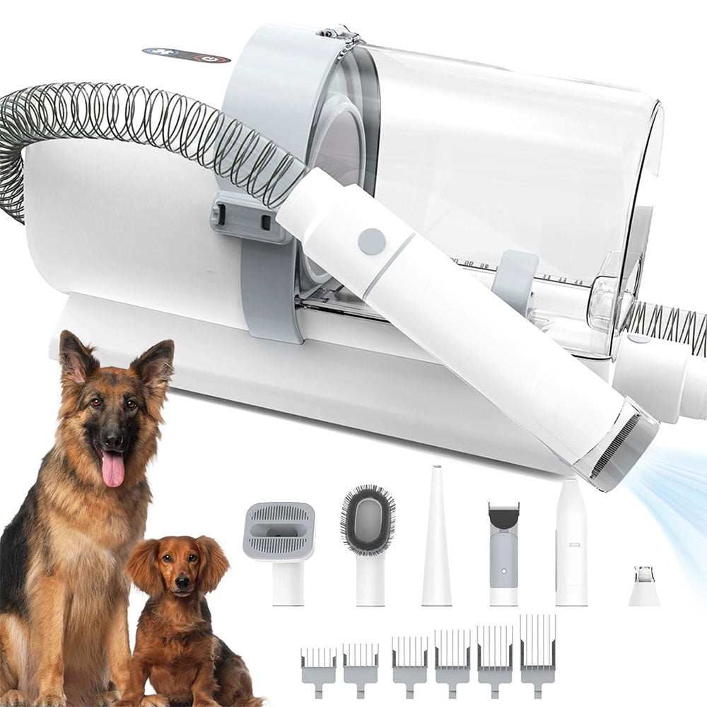Cobectal 7 in 1 Pet Grooming Vacuum Kit with 2L Large Dust Cup for Hair Removal